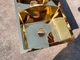 Gota da bacia de Matte Black Kitchen Sink Double do ouro do espelho em 3.5mm