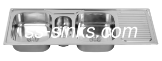 Esquina cozinha de aço inoxidável Sink Bowl Profundidade 9 polegadas e cesta para design de cozinha moderna