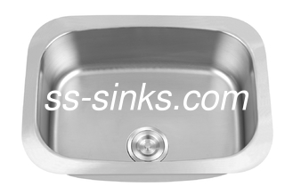 18G Gauge Undermount Stainless Steel cozinha Lava 9 polegadas de profundidade Single Bowl e Drainboard Incluído