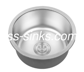 9 polegadas profundidade do lavatório submontado lavatório de cozinha de aço inoxidável com acabamento escovado / polido e estilo moderno