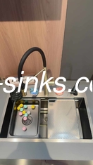 aço inoxidável 304 bar única tigela Modern Top Mount Laveira de cozinha