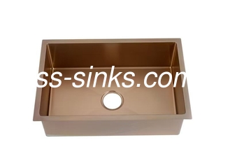 Armário de bronze submontado Lava-louças de cozinha de aço inoxidável com tamanho interno OEM
