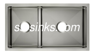 Lave de cozinha de 30 polegadas em aço inoxidável escovado para cozinha industrial