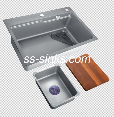 Polidor de esquina de aço inoxidável lavatório de cozinha 18G gauge para cozinhas compactas