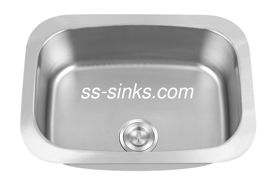 18G Gauge Undermount Stainless Steel cozinha Lava 9 polegadas de profundidade Single Bowl e Drainboard Incluído