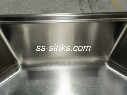 Monte superior grande hexagonal de aço inoxidável Single Bowl Sink Above Counter