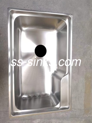 OEM Topmount Lava-louças de cozinha com localização de drenagem traseira e bacias duplas em tamanho OEM