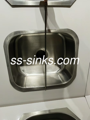 escovado ss201 Pequeno Laveira de cozinha de aço inoxidável