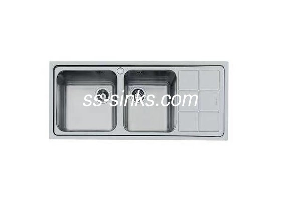 Lava-louças de cozinha de aço inoxidável resistente à ferrugem