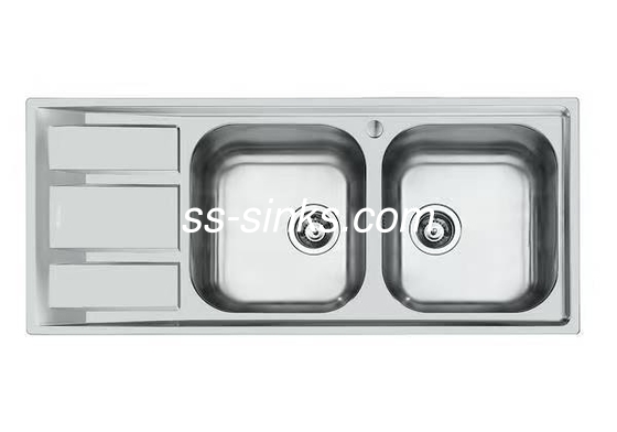 Lava-louças de cozinha de aço inoxidável resistente à ferrugem