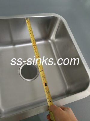 Avental cozinha de aço inoxidável recipiente único lavatório forma quadrada e drenador resistente à corrosão