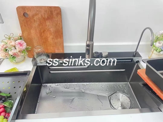 Topmount Laveira de cozinha para gabinete de 36 polegadas 21cm profundidade de taça 3 furos de torneira e mais Top escolha