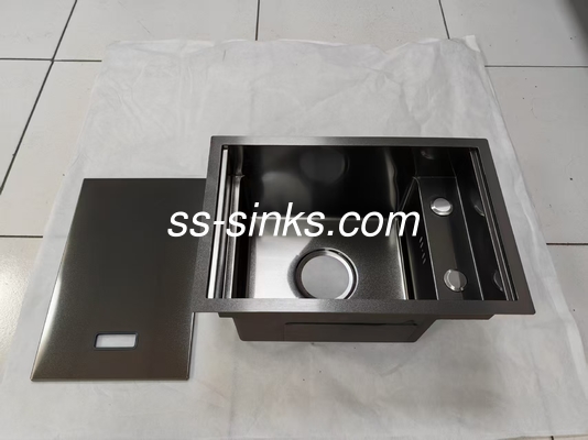 Melhore a sua cozinha com um lavatório de recipiente único de aço inoxidável elegante e durável
