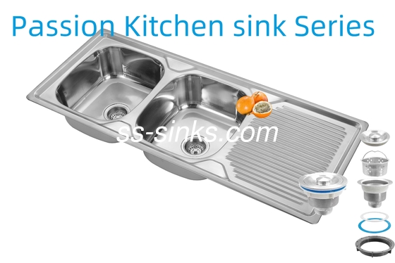 1200 X 500 mm Avental Laveira de cozinha de aço inoxidável com 0,6 mm/0,8 mm/1,0 mm Espessura e tamanho do produto