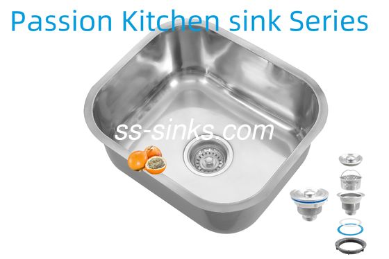 1 Furo de Torneira Com Tampa de Furo para Torneira Aço Inoxidável Escovado Pia de Cuba Dupla