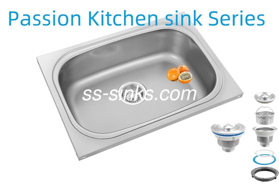 Lave de cozinha de aço inoxidável de esquina moderna A mistura perfeita de estilo e função com equipamento de montagem incluído