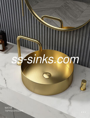 Elegância Projetada para Durabilidade: Nossa Bacia Redonda de Aço Inoxidável 304 de 3mm