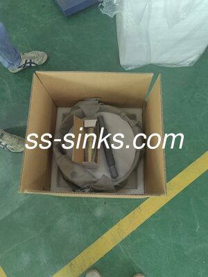 OEM Cor 3mm Aço Inoxidável 304 Bacia Redonda Para Banho Com torneira