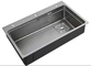 Escorredor de pratos de aço inoxidável de prata 1.2mm de Matt Black Undermount Sink With