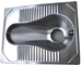 Polonês de aço inoxidável do OEM Griding da bandeja do toalete Squatting do CNC do CAD