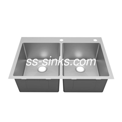 ODM acabamento de cetim quadrado Single Bowl Sink com 2 anos de garantia