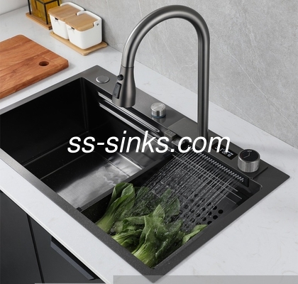 Do preto feito a mão da banca da cozinha dos SS do módulo de Multifuctional anti corrosão