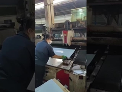 OEM ODM em relevo acabado de aço inoxidável lavadeira feita à mão fábrica máquina de corte de material