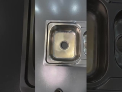 Acima do balcão 1000 x500 mm Lavatório de cozinha de tigela única com banheira de lavagem popular